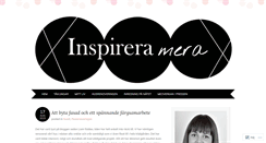 Desktop Screenshot of inspireramera.se